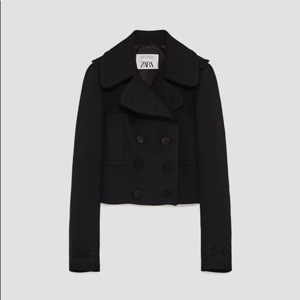Zara Collection Black Crop Jacket